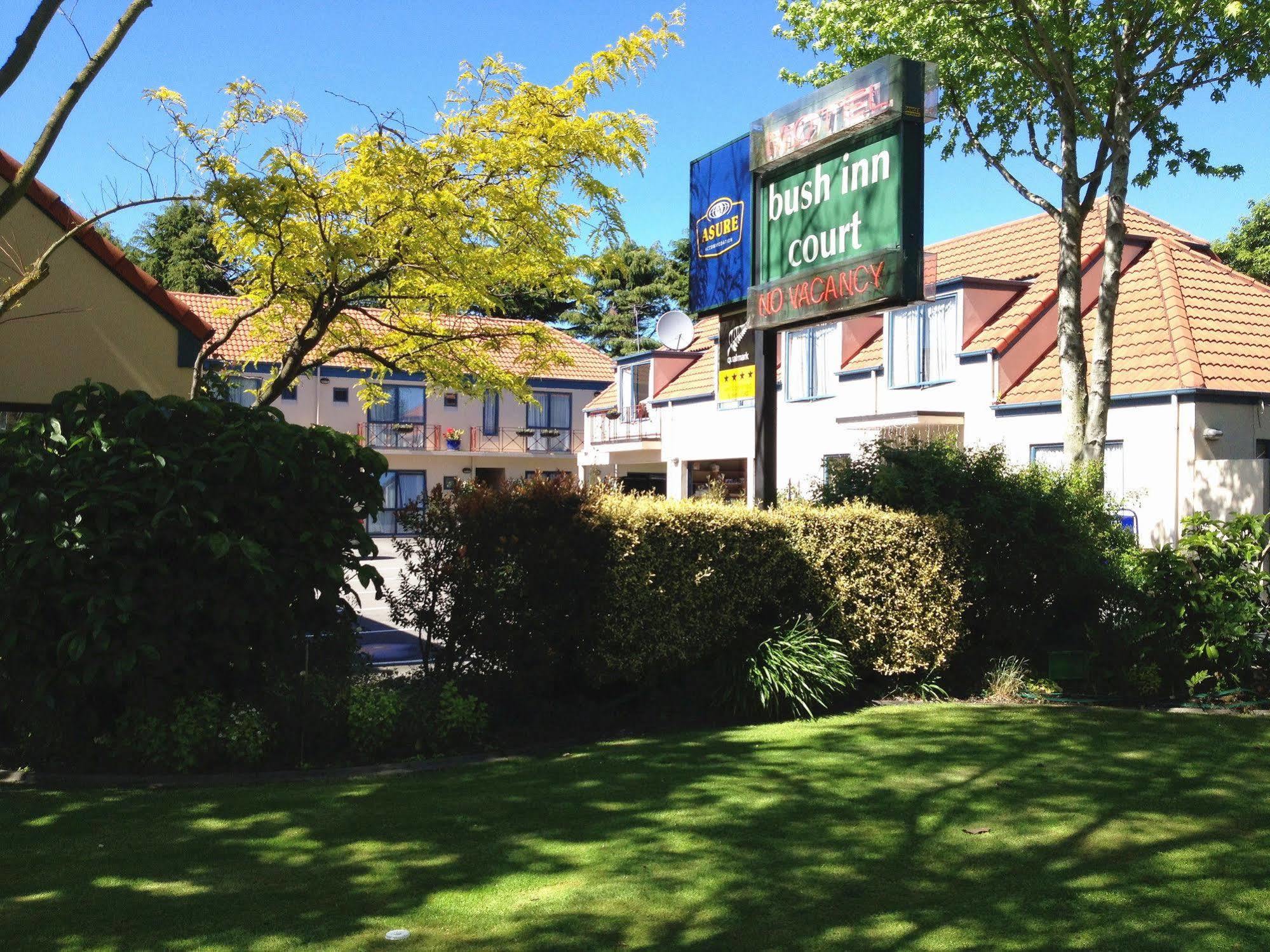 Bush Inn Court Motel Christchurch Exterior foto